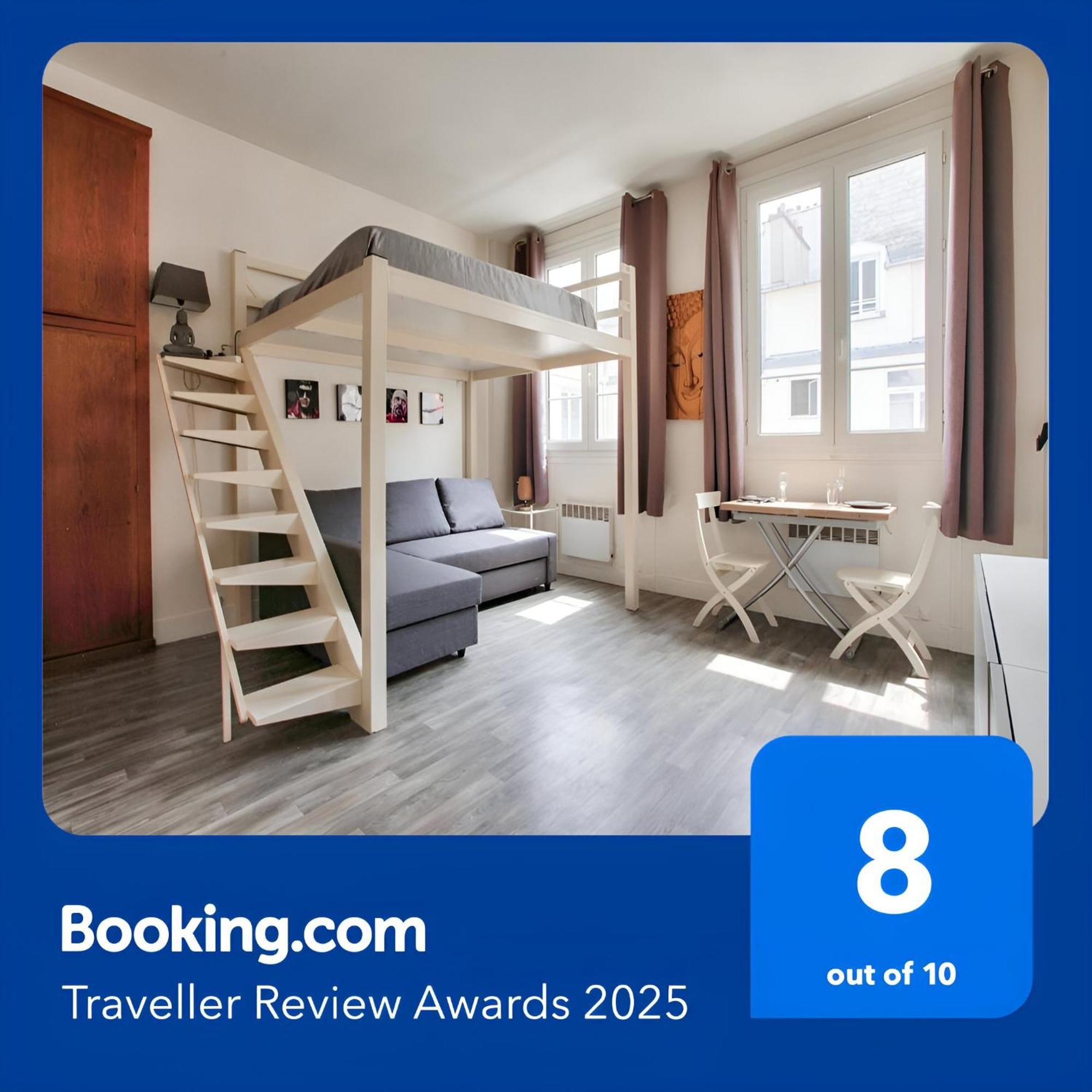 Montmartre Superbe Studio Paris Free Netflix Exterior photo